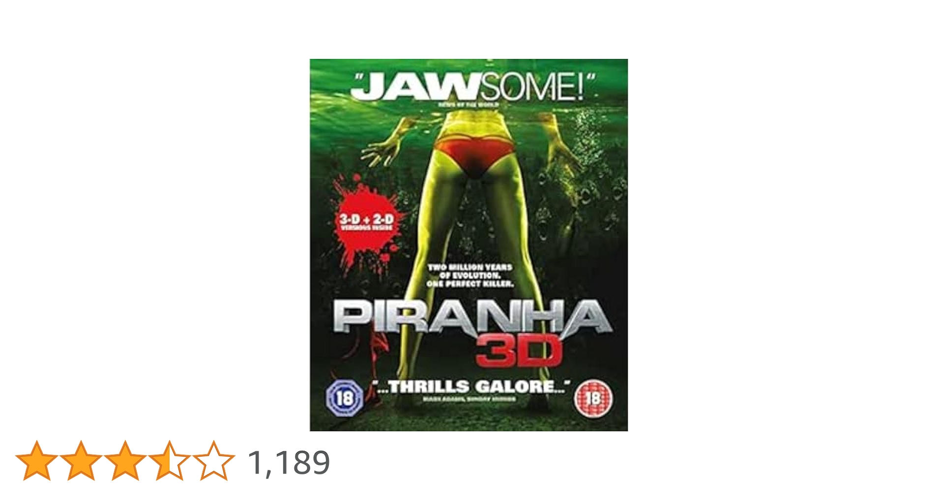 Amazon.co.jp | Piranha 3D [Blu-ray] [2010] DVD・ブルーレイ